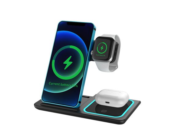 Patona, Wireless Charger, Patona 3 in 1 Wireless Charger 15W, Produkte & Wohnen