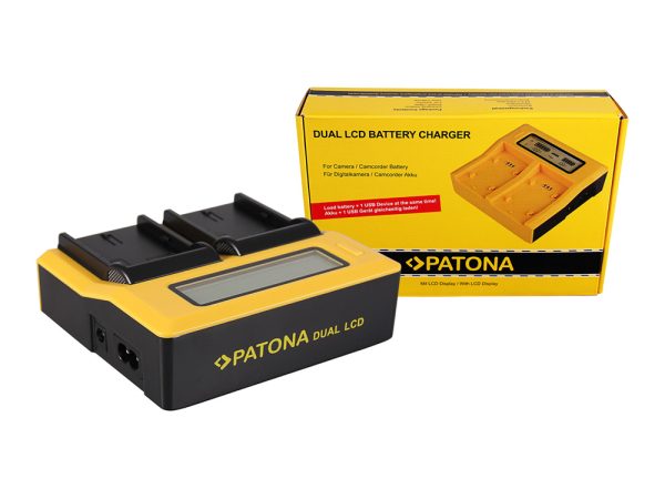 Patona, Ladegeräte Foto, Patona Dual LCD Charger Canon LP-E6, Produkte & Wohnen