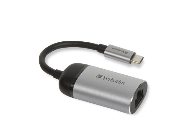 Verbatim USB-C® Adapter [1x USB-C® Stecker - 1x RJ45-Buchse] 49146 0.10 m