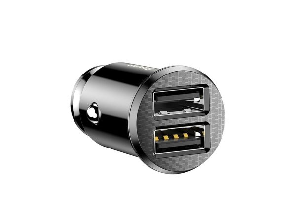 Baseus, Car Charger, Baseus Dual Car Charger 5V Black, Produkte & Wohnen