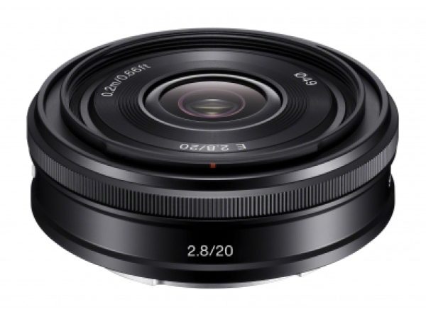 Sony - Festbrennweite E 20mm F/2.8, Schwarz, 20-50mm