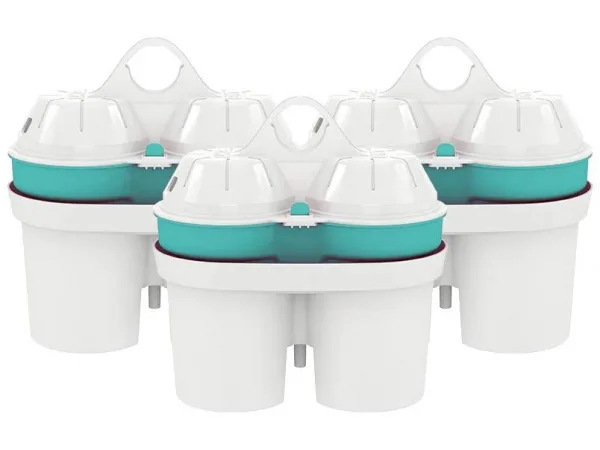 BWT - Wasserfilter-Kartuschen-Set, 10cm, Weiss