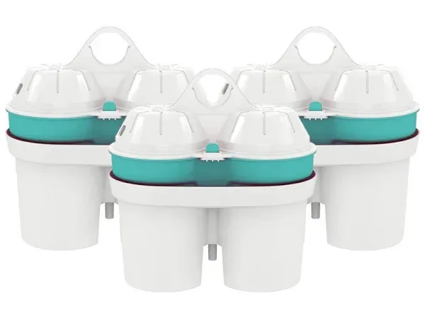 BWT - Wasserfilter-Kartuschen-Set, 10cm, Weiss