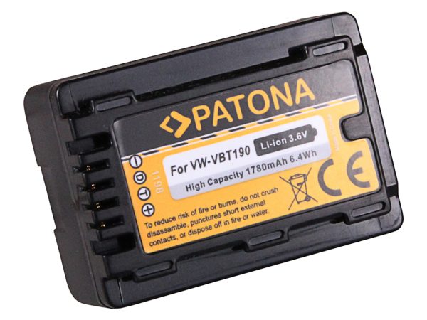Patona, Akku Li-ION Foto, Patona Akku Panasonic VW-VBT190, Produkte & Wohnen