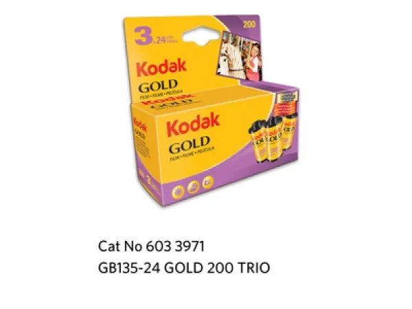 Kodak, Negativ Color, Kodak GOLD 200  GB 135-24 3-Pack, Produkte & Wohnen