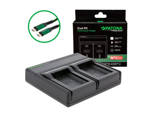 Patona, Ladegeräte Foto, Patona Dual PD Sony NP-FW50 USB-C, Produkte & Wohnen