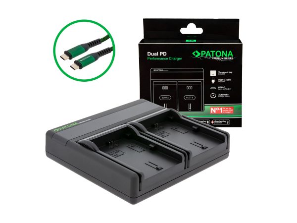 Patona, Ladegeräte Foto, Patona Dual PD Canon LP-E6 Serie USB-C, Produkte & Wohnen