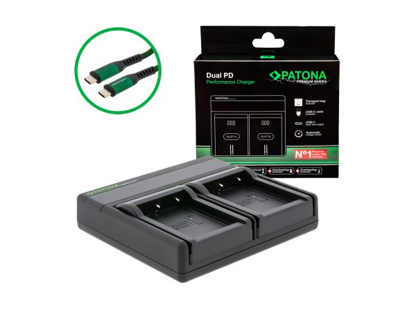 Patona, Ladegeräte Foto, Patona Dual PD Fuji NP-W126 USB-C, Produkte & Wohnen