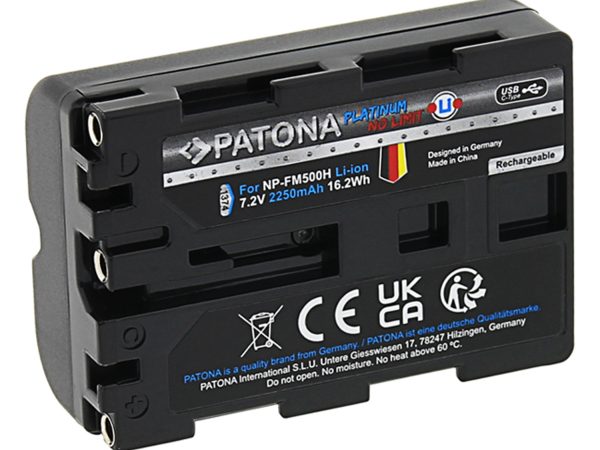 Patona, Akku Li-ION Foto, Patona Platinum Sony NP-FM500H USB-C, Produkte & Wohnen