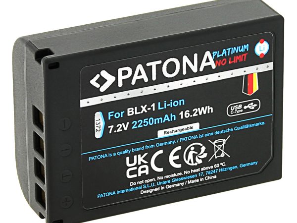 Patona, Akku Li-ION Foto, Patona Platinum Akku BLX-1 USB-C, Produkte & Wohnen
