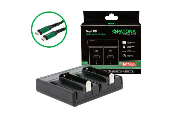 Patona, Ladegeräte Foto, Patona Dual PD Ladegerät für 18650 Cell, Produkte & Wohnen