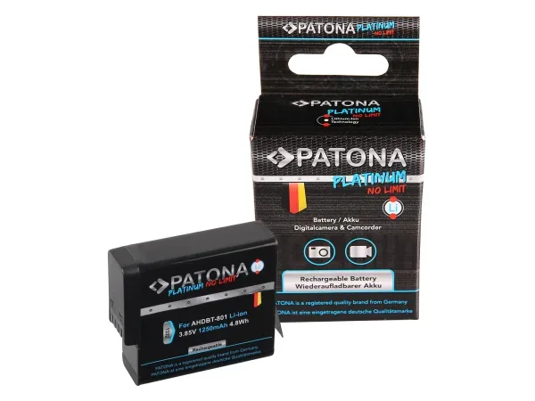 Patona, Video Akkus, Patona Platinum Akku Gopro Hero 8, Produkte & Wohnen