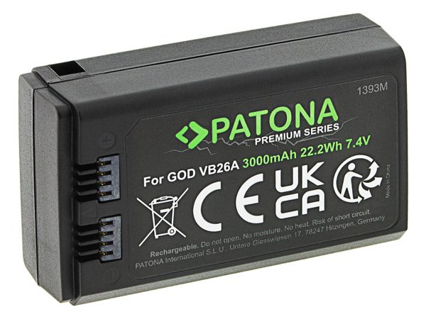 Patona, Akku Li-ION Foto, Patona Premium Akku Godox VB26A V1 Serie, Produkte & Wohnen