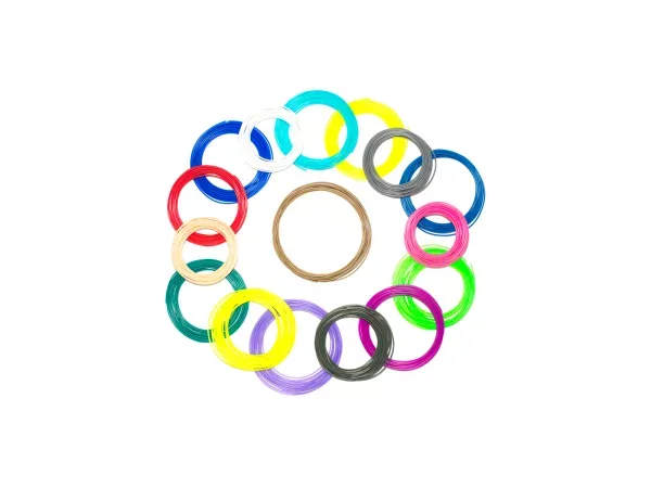 myFirst FP3301AC-WC01 Filament-Paket PCL geruchsarm, verzugsfrei 1.75 mm 90 g Rot, Rosa, Gelb, Schwarz, Lila 5 St.