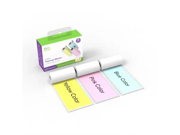 myFirst, Kids Kamera, myFirst Thermal Sticker Yellow Pink Blue , Produkte & Wohnen