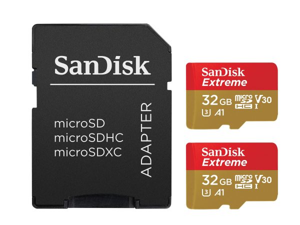 Sandisk, microSD Speicherkarten, SanDisk Extreme 100MB/s microSD 32GB Duo, Produkte & Wohnen