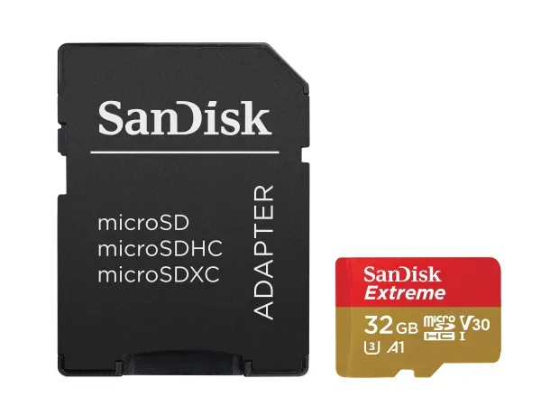 SANDISK microSDHC Extreme 32GB SDSQXVF-032G-GN6MA Ad. Act.Cam