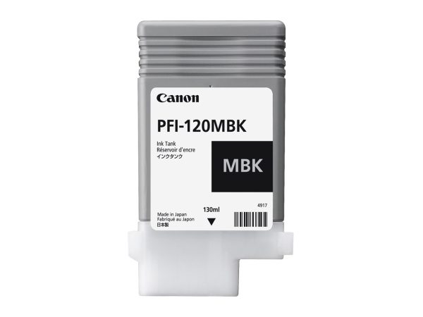 Canon Tintenpatrone PFI-120MBK Original Matt Schwarz 2884C001 Druckerpatrone