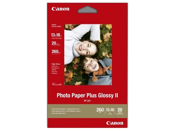CANON Photo Paper Plus 265g 13x18cm PP2015x7 InkJet glossy II 20 Blatt