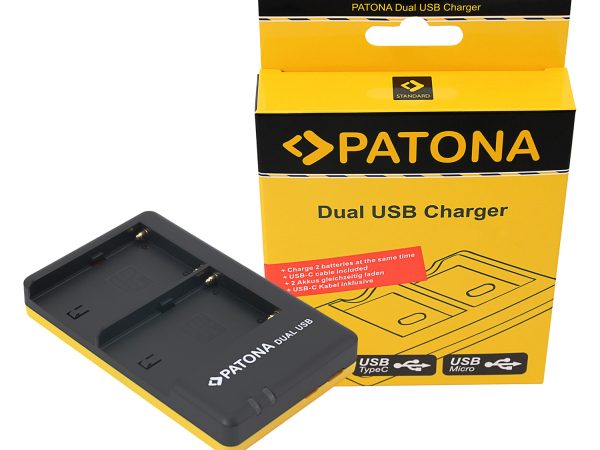 Patona, Ladegeräte Foto, Patona Ladeger Dual USB Sony NP-F Serie, Produkte & Wohnen