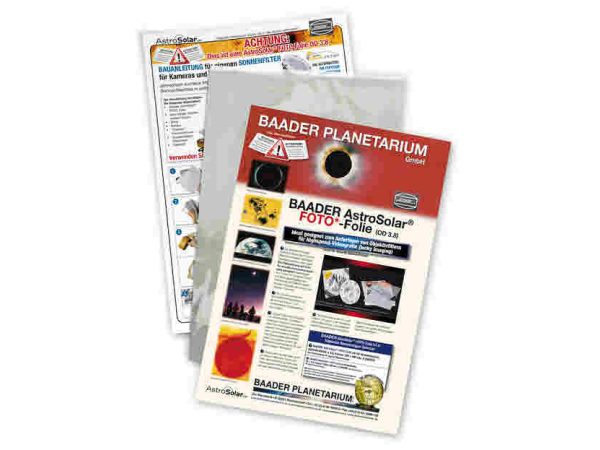 Baader, Astro Filter & Systeme, Baader AstroSolar Fotofolie 20x30cm, Produkte & Wohnen