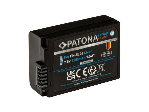 Patona, Akku Li-ION Foto, Patona Platinum USB-C Nikon EN-EL25, Produkte & Wohnen