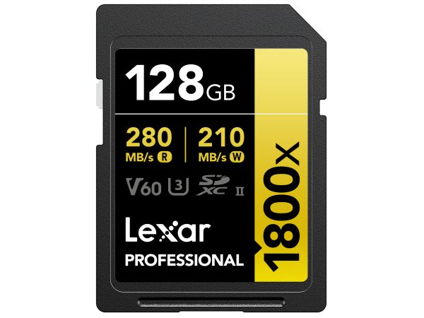 Lexar, SD Speicherkarten, Lexar 1800x UHS-II SDXC 2x128GB Gold, Produkte & Wohnen