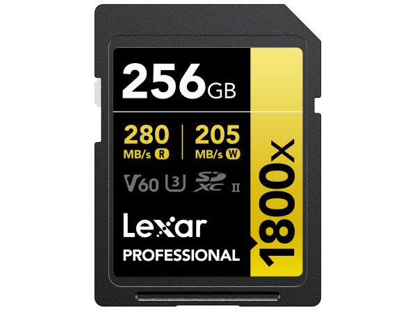 Lexar, SD Speicherkarten, Lexar 1800x UHS-II SDXC 256GB Gold, Produkte & Wohnen