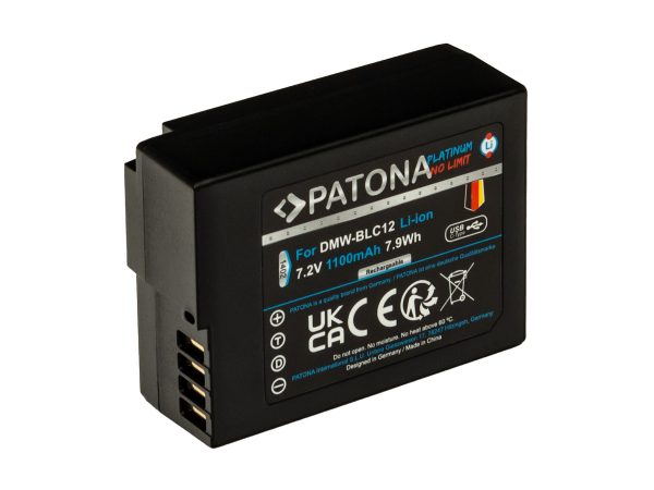 Patona, Akku Li-ION Foto, Patona Platinum USB-C Panasonic BLC12, Produkte & Wohnen