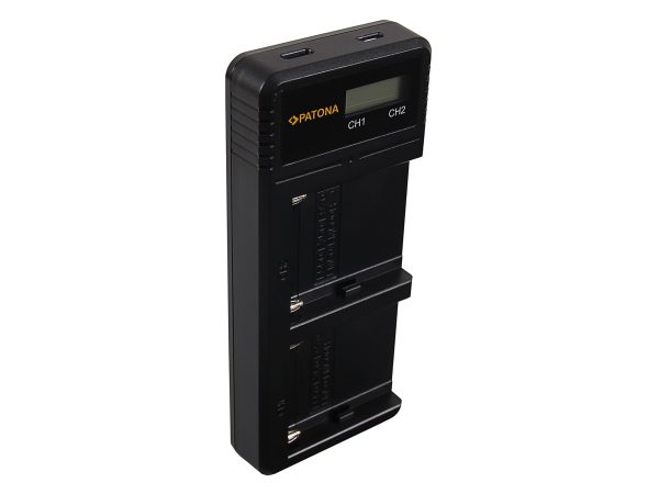 Patona, Ladegeräte Foto, Patona Dual LCD Charger USB Sony NP-F750, Produkte & Wohnen