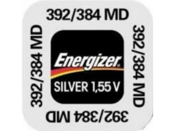 Energizer Knopfzelle 392 1.55 V 1 St. 47 mAh Silberoxid E301538905