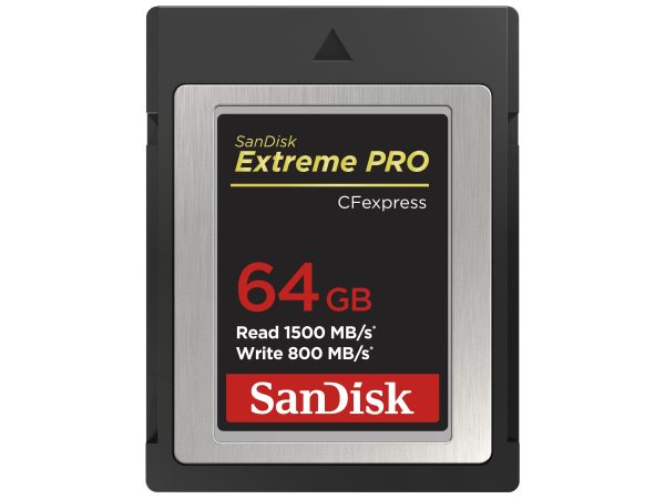 SanDisk - Extreme Pro Typ B (CFexpress Typ B, 64 GB, U3), Schwarz, 64 GB