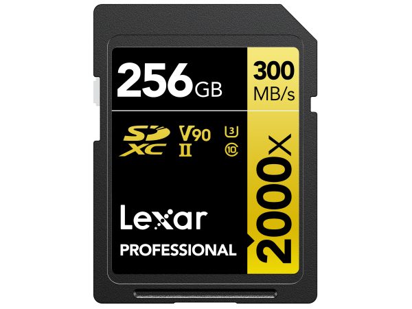 Lexar -  LSD2000256G-BNNNG Speicherkarte 256 GB SDXC Klasse 10, 256 GB