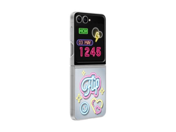 Samsung FlipSuit Case Backcover Samsung Galaxy Z Flip6 5G Transparent Stoßfest EF-ZF741CTEGWW