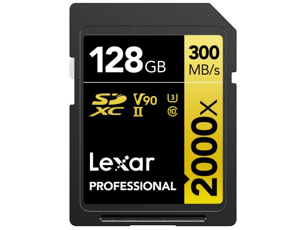 Lexar -  2000x 128 GB SDHC Klasse 10, 128 GB
