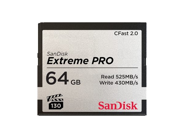Sandisk, CFast Speicherkarten, Sandisk CFast ExtremePro 525MB/s 64GB, Produkte & Wohnen