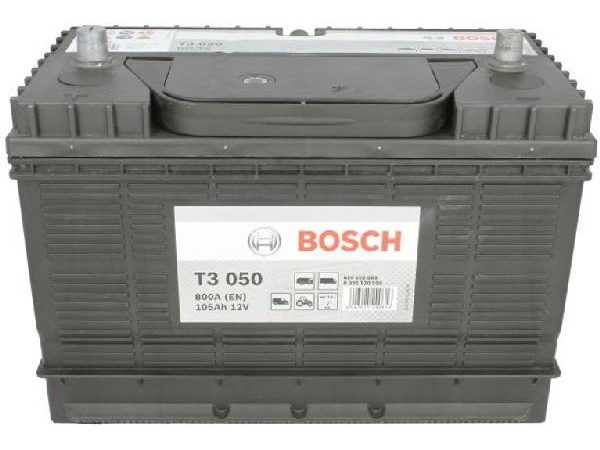 BOSCH, Fahrzeugbatterie, Starterbatterie Bosch 12V/105Ah/800A LxBxH 330x172x238mm/S:9, AUTO & BIKE, 0 092 T30 500 T3 050