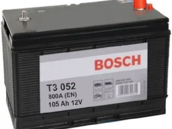 BOSCH, Fahrzeugbatterie, Starterbatterie Bosch 12V/105Ah/800A LxBxH 330x172x238mm/S:9, AUTO & BIKE, 0 092 T30 520 T3 052