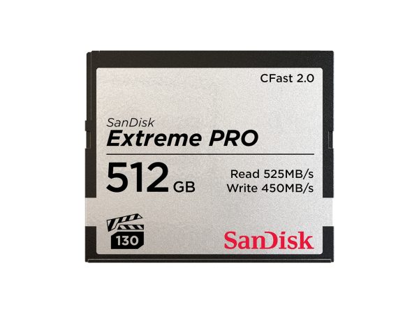 Sandisk, CFast Speicherkarten, Sandisk CFast ExtremePro 525MB/s 512GB, Produkte & Wohnen