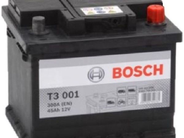 BOSCH, Fahrzeugbatterie, Starterbatterie Bosch 12V/45Ah/300A LxBxH 207x175x175mm/S:0, AUTO & BIKE, 0 092 T30 010 T3 001