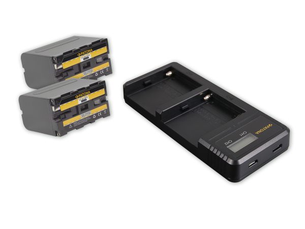 Patona, Video Akkus, Patona NP-F970 Set Ladegerät + 2 Akkus, Produkte & Wohnen