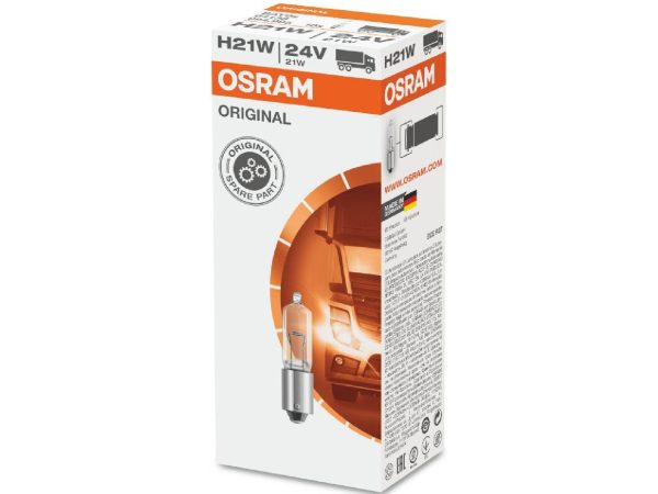 OSRAM, Ersatzleuchtmittel,  Glühlampe 24V 21W BAY9s, AUTO & BIKE, 64138 3388