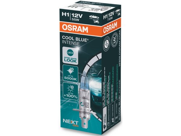 Osram Automotive 64150CBN Halogen Leuchtmittel COOL BLUE® INTENSE H1 55 W 12 V