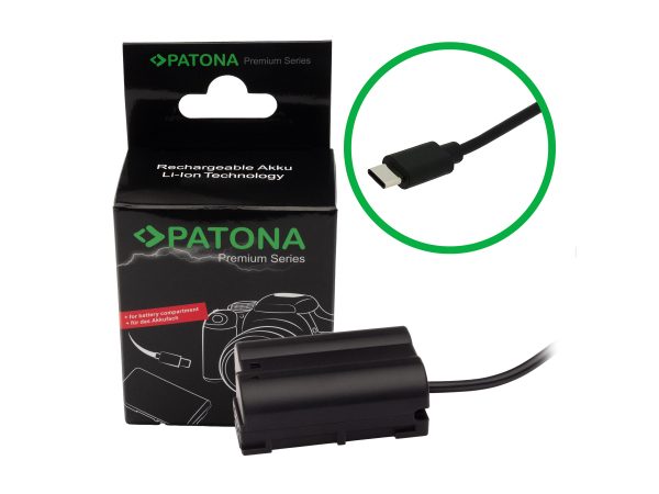 Patona, Spannungswandler, Patona USB-C Input Akku-Adapter EN-EL15, Produkte & Wohnen