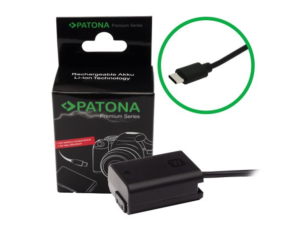 Patona, Spannungswandler, Patona USB-C Input Akku-Adapter NP-FW50, Produkte & Wohnen