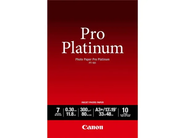 CANON Pro Platinum Photo Paper A3+ PT101A3+ InkJet glossy 300g 10 Blatt