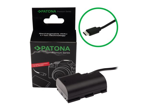 Patona, Spannungswandler, Patona USB-C Input Akku-Adapter LP-E6NH, Produkte & Wohnen