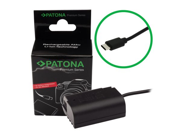 Patona, Spannungswandler, Patona USB-C Input Akku-Adapter BLK-22, Produkte & Wohnen