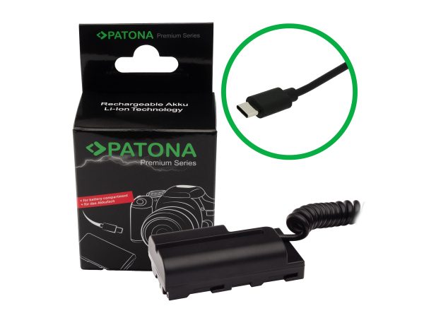 Patona, Spannungswandler, Patona USB-C Input Akku-Adapter NP-FZ100, Produkte & Wohnen