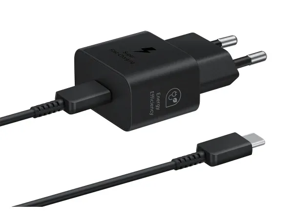 Samsung -  25W PD Power Adapter black